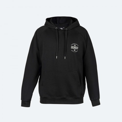 Munich чорне худі з бавовни